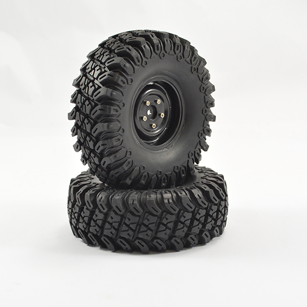 FTX Outback Fury Pre-Mounted 1.9&quot; Wheel &amp; Tyre (Pr) (FTX9166B)