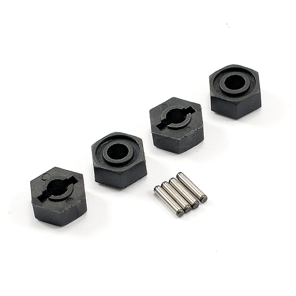 FTX Outback Fury/Hi-Rock Wheel Hex W/2X10 Pins (4pcs) (FTX9168)