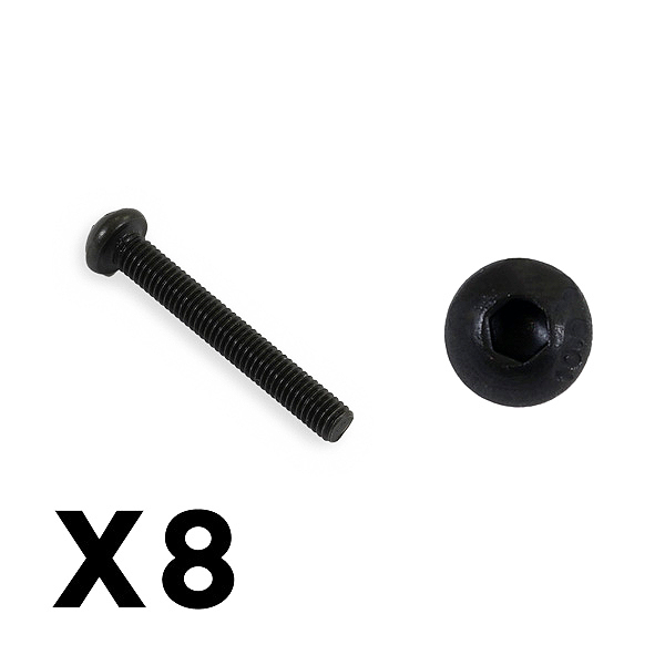 FTX Outback Fury Button Head 3 X 22mm Hex Screw (8pcs) (FTX9191)
