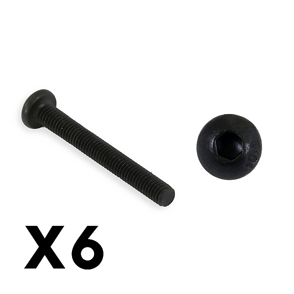FTX Outback Fury/Hi-Rock Button Head 3 X 25mm Hex Screw (8pcs) (FTX9192)