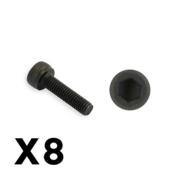 FTX Cap Head Hex Self Tapping Screw 3 X 14mm (FTX9198)