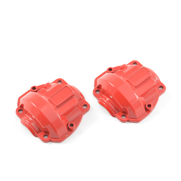 FTX Outback Fury/Hi-Rock Alloy Axle Box Cover Red (2pcs) (FTX9221)