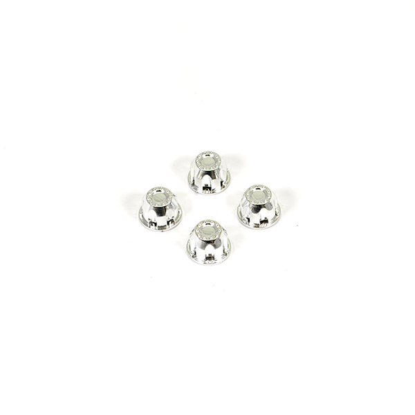 FTX Fury X Chrome Wheel Nut Dust Covers (4) (FTX9255)