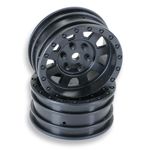 FTX Outback Hi-Rock Wheels - Black (Pr) (FTX9266B)