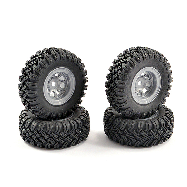 FTX Mini Outback 2.0 Wheel &amp; Tyre Set (4) (FTX9324)