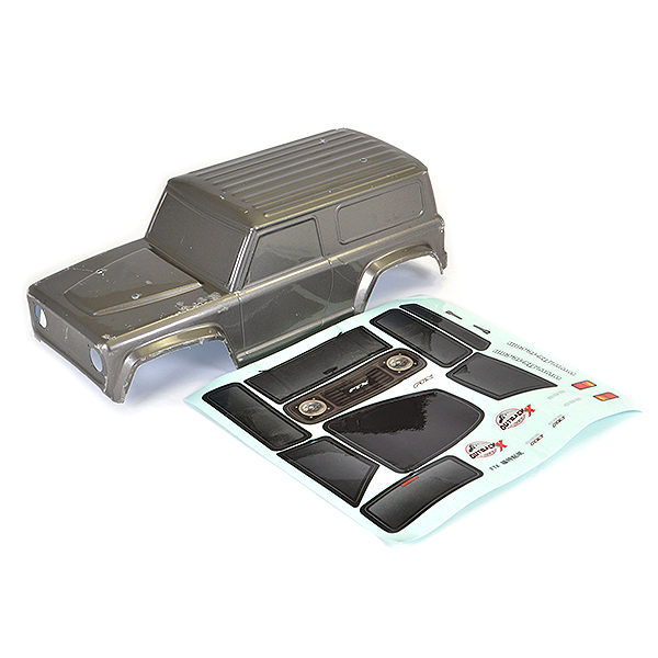 FTX Outback Mini X 2.0 Cub Pvc Body - Grey (FTX9382GY)