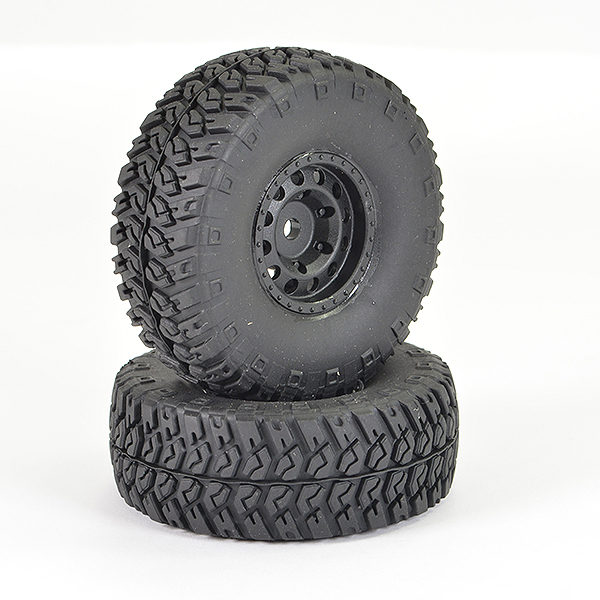 FTX Outback Ranger XC Wheel &amp; Tyre Set - Black (Pr) (FTX9461B)