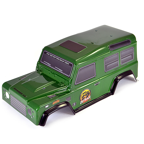 FTX Outback Ranger XC Green Pvc Bodyshell (FTX9477G)