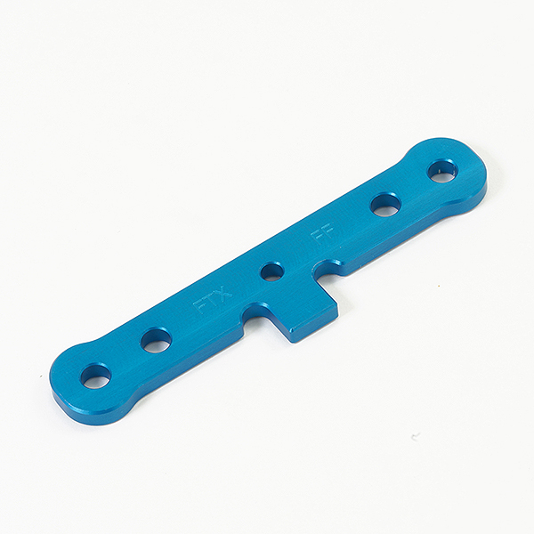 FTX DR8 Front Ff Alum. Lower Cnc Suspension Mount - Blue (FTX9633B)