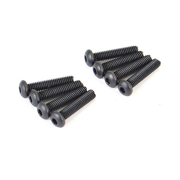 FTX Button Head Screw 2.5 X 12 X 1.5 (8pcs) (FTX9873)