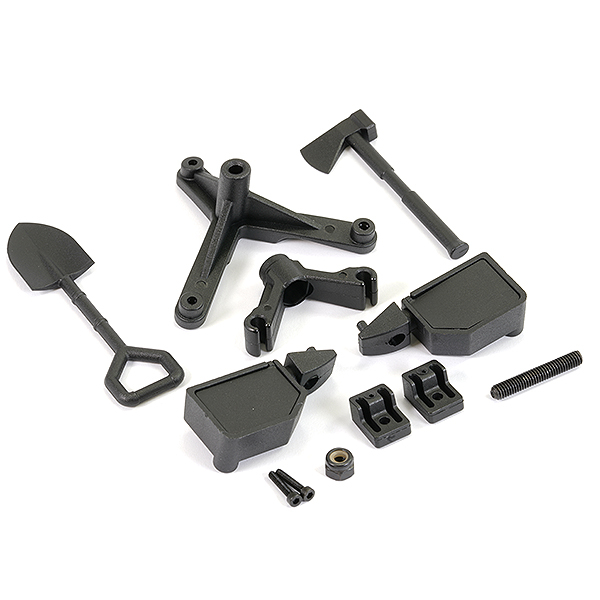 FTX Outback Geo 4X4 Moulded Body Mirror/Tool/Spare Mount (FTX9932A)