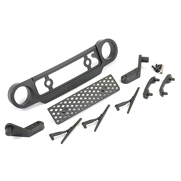FTX Outback Geo 4X4 Moulded Grill/Handles/Wipers/Front Mount (FTX9932B)