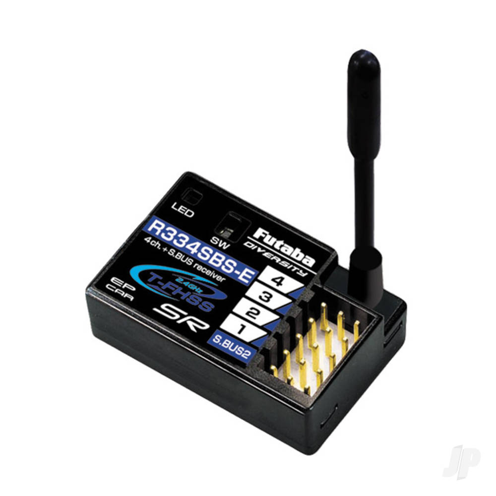 Futaba T4PM Plus 4-Channel 2.4GHz T-FHSS & R334SBS-E Combo (FUT05003192-3)