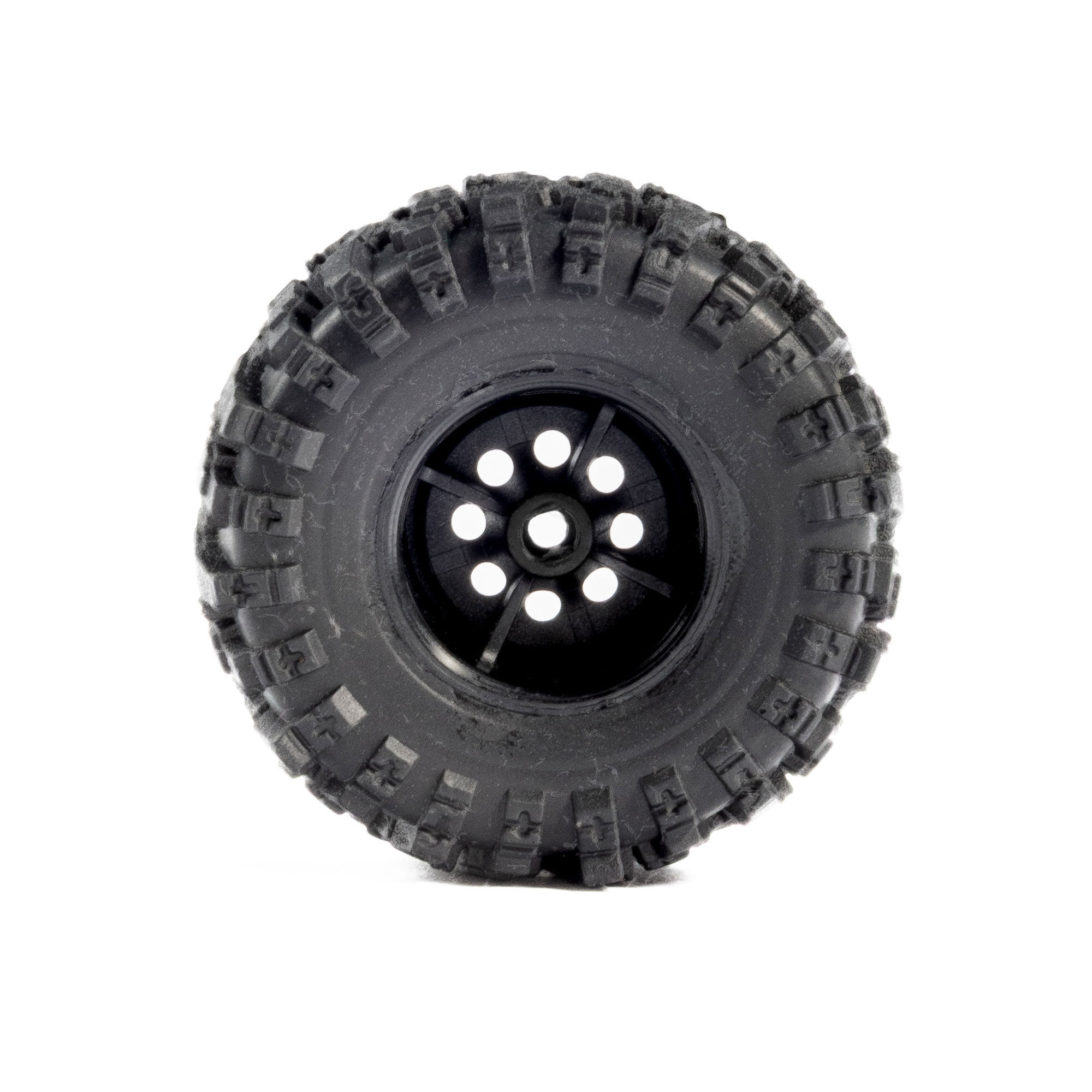 Proline 1/30 Baja Pro X Fr/Rr Mounted Chrome Beast Tires (4): SCX30 (G-PRO1025110)