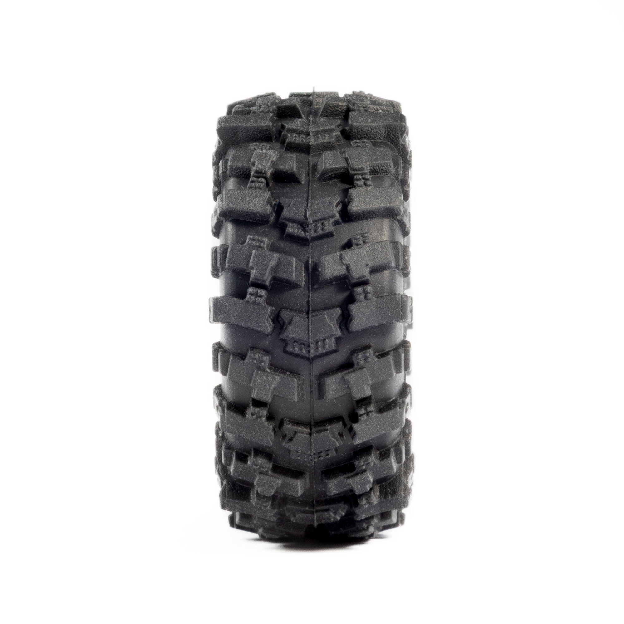 Proline 1/30 Baja Pro X Fr/Rr Mounted Chrome Beast Tires (4): SCX30 (G-PRO1025110)