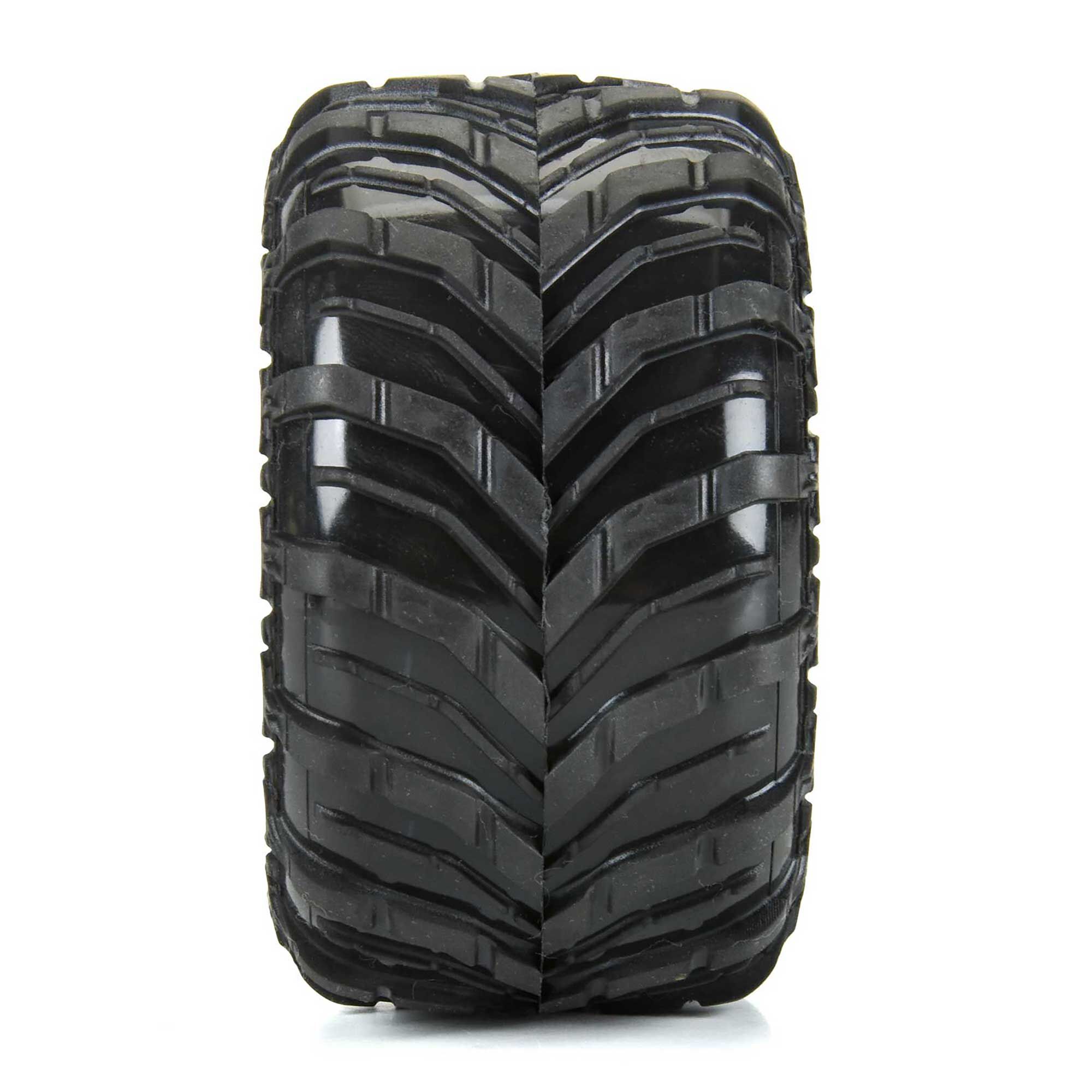 Proline Dreadnaught Mounted Black Wheel F/R (4) ARRMA GORGON/QUAK (G-PRO103001)