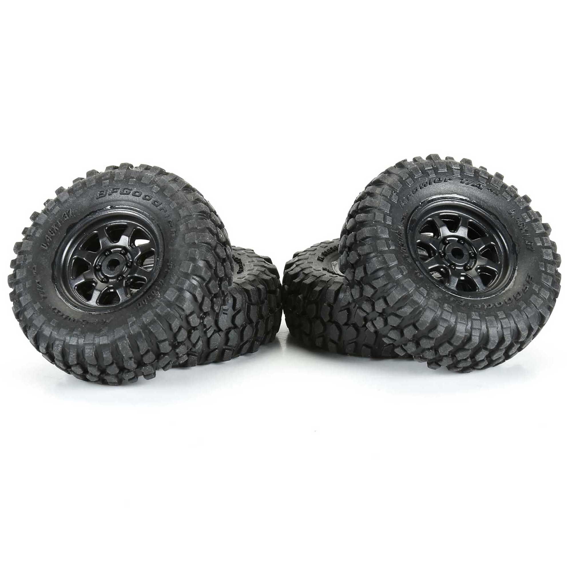 1/30 BFG Krawler T/A KX Fr/Rr Mounted Black Icon Nuevo SCX30 (G-PRO1030610)