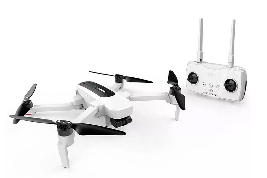 Hunsan Zino Folding Drone 4K W/Extra Battery, Charger, Propellers &amp; Carry Bag (H117S-PRO)