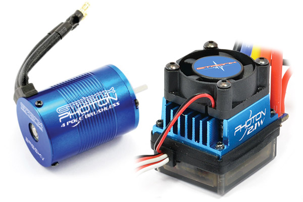 Etronix Photon 2.1W Brushless Speed Controller W/4350KV Motor (9T) (ET0412)
