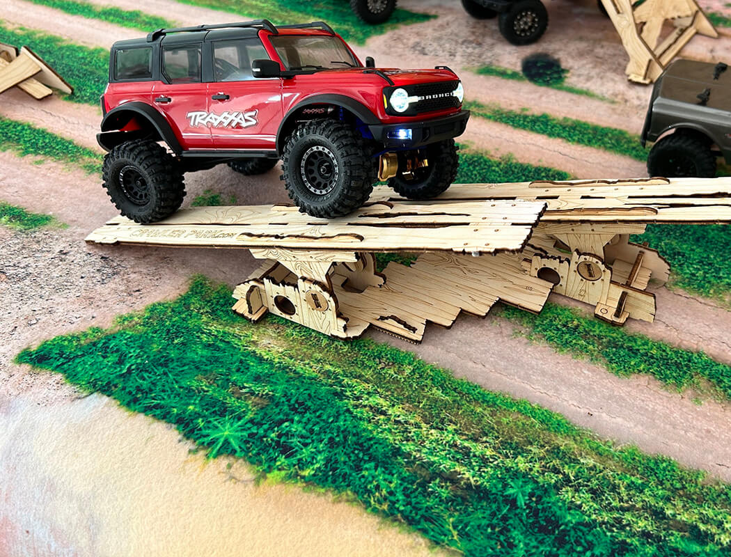 Crawler Park Basic Kit 1/18 & 1/24 - 2 Obstacles (TWDKIT0006-2) 