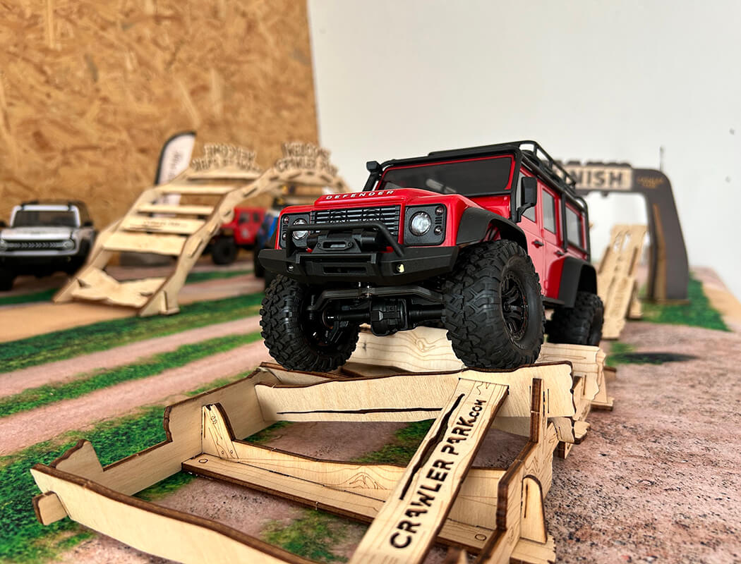 Crawler Park Basic Kit 1/18 & 1/24 - 2 Obstacles (TWDKIT0006-2) 