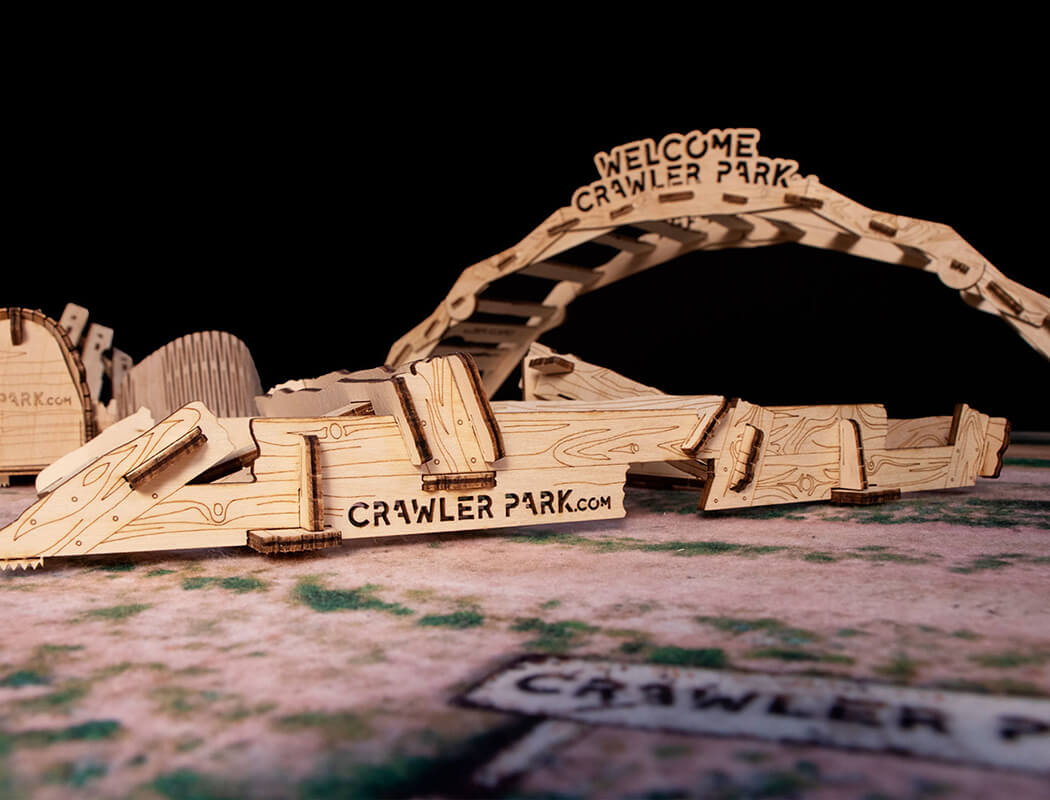 Crawler Park Basic Kit 1/18 & 1/24 - 2 Obstacles (TWDKIT0006-2) 