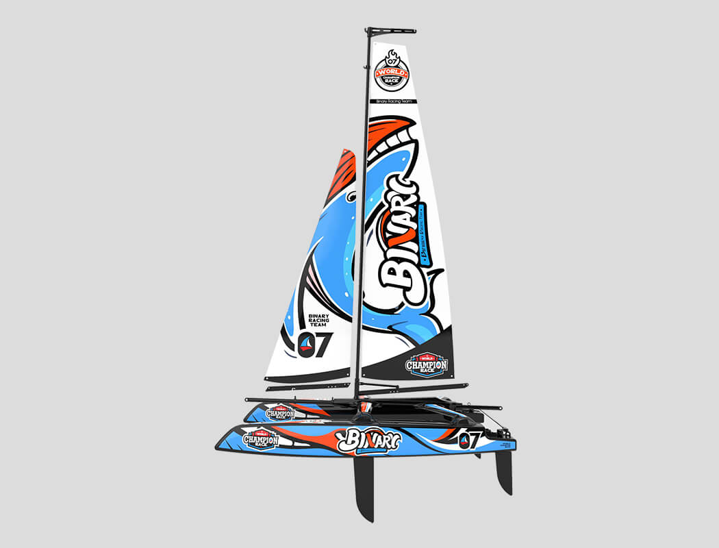 Joysway Binary V3 Catamaran Sailboat RTR (JY8807V3)