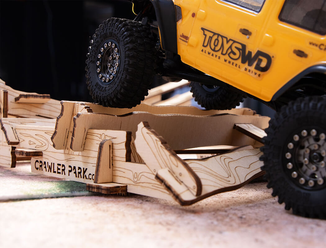 Crawler Park Basic Kit 1/18 & 1/24 - 2 Obstacles (TWDKIT0006-2) 
