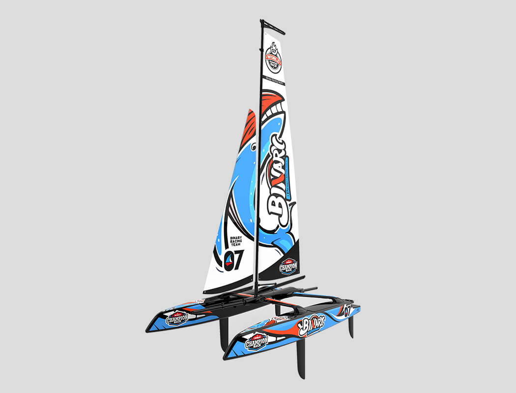 Joysway Binary V3 Catamaran Sailboat RTR (JY8807V3)