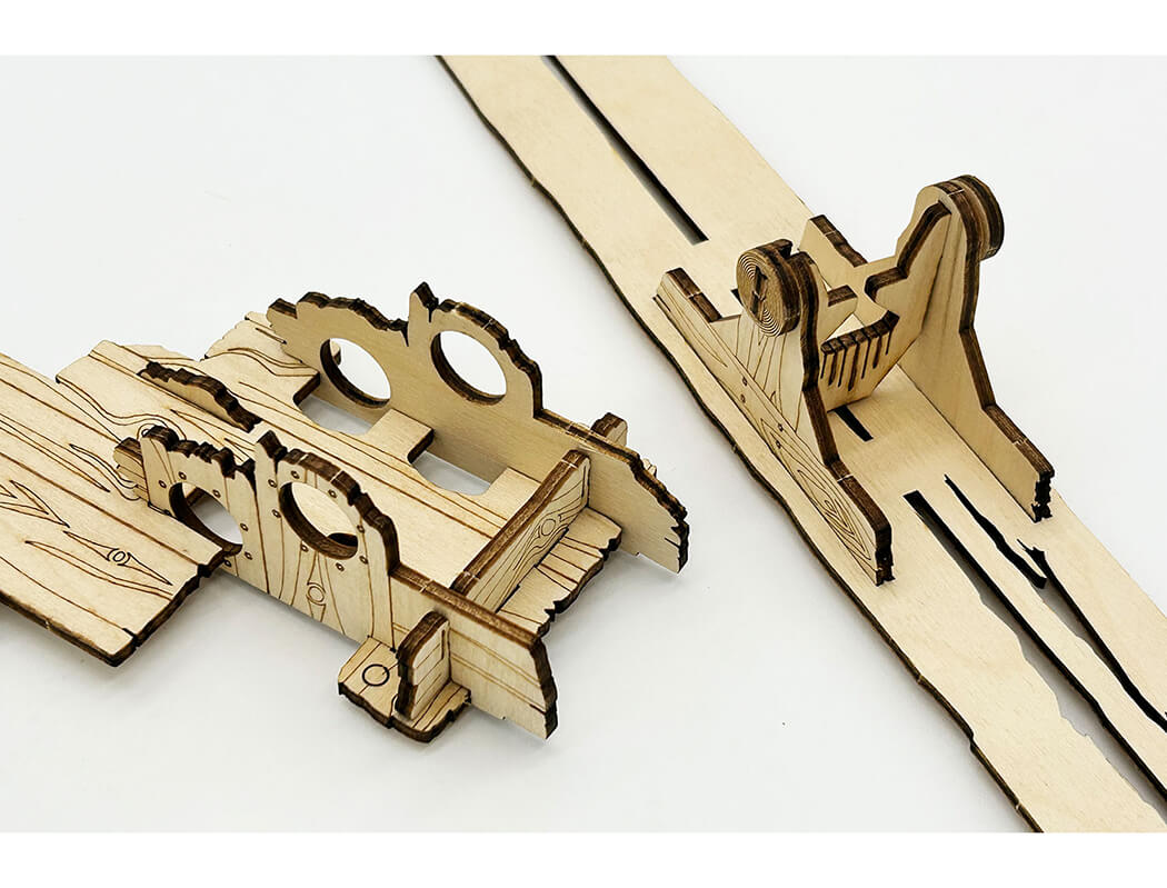 Crawler Park Basic Kit 1/18 & 1/24 - 2 Obstacles (TWDKIT0006-2) 