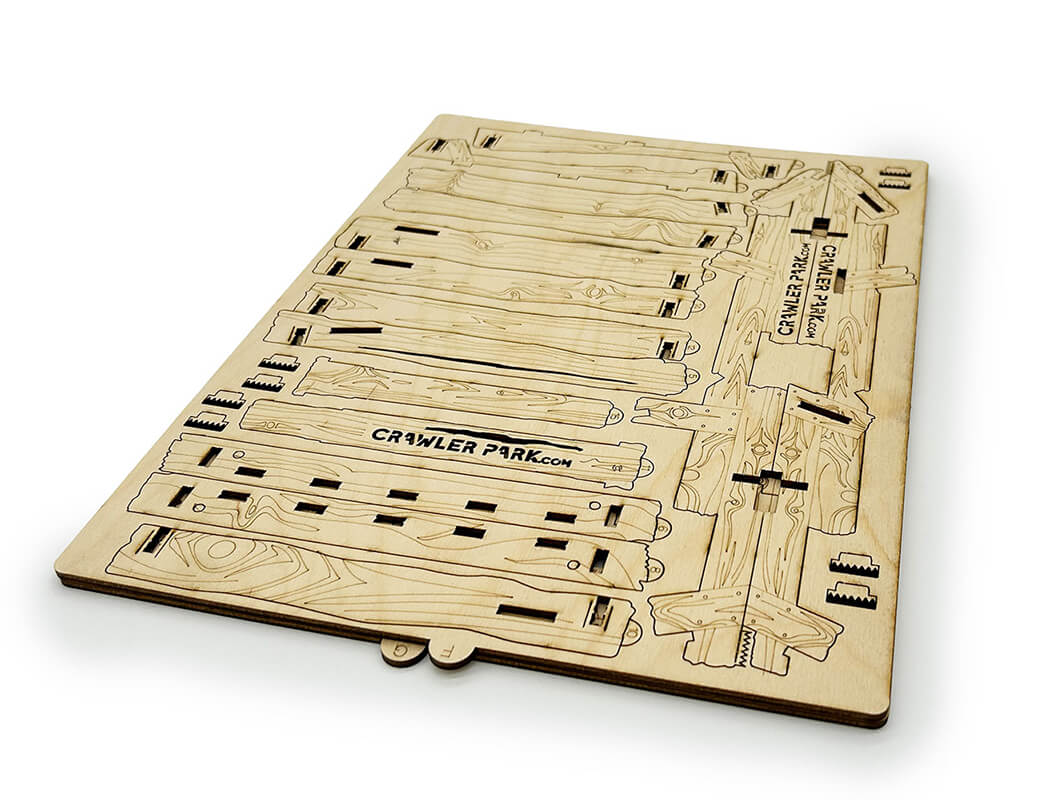 Crawler Park Basic Kit 1/18 & 1/24 - 2 Obstacles (TWDKIT0006-2) 