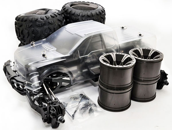 Hobao Hyper MT Plus Electric Monster Truck 80% Rolllng Chassis (HBMT-EPLUS)
