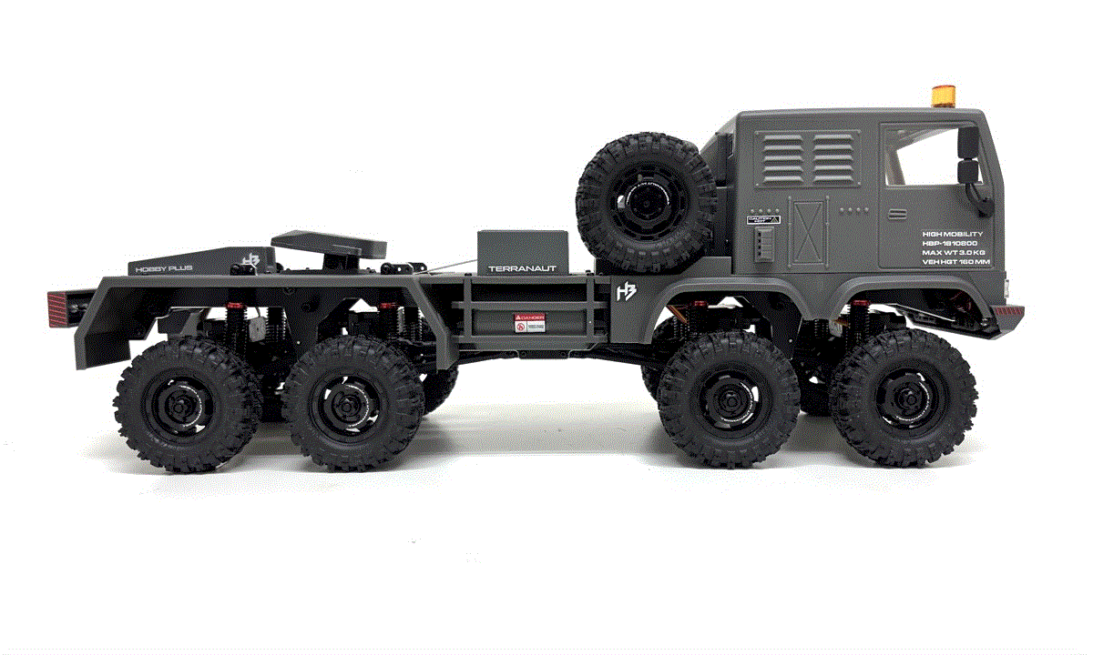 HobbyPlus CR-18P 8X8 Terranaut (AWS) Grey (HBP1810800-GY)