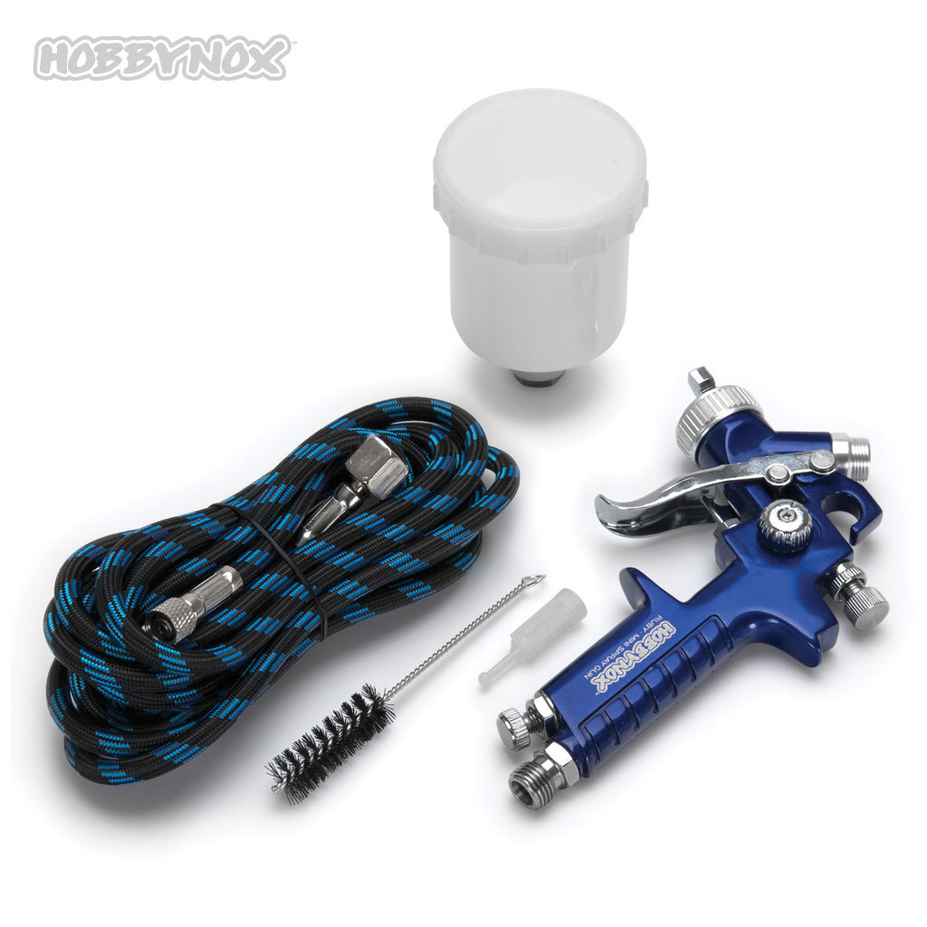 Hobbynox Ruby Mini Spray Gun Top Feed 0.8mm (HN001-00)