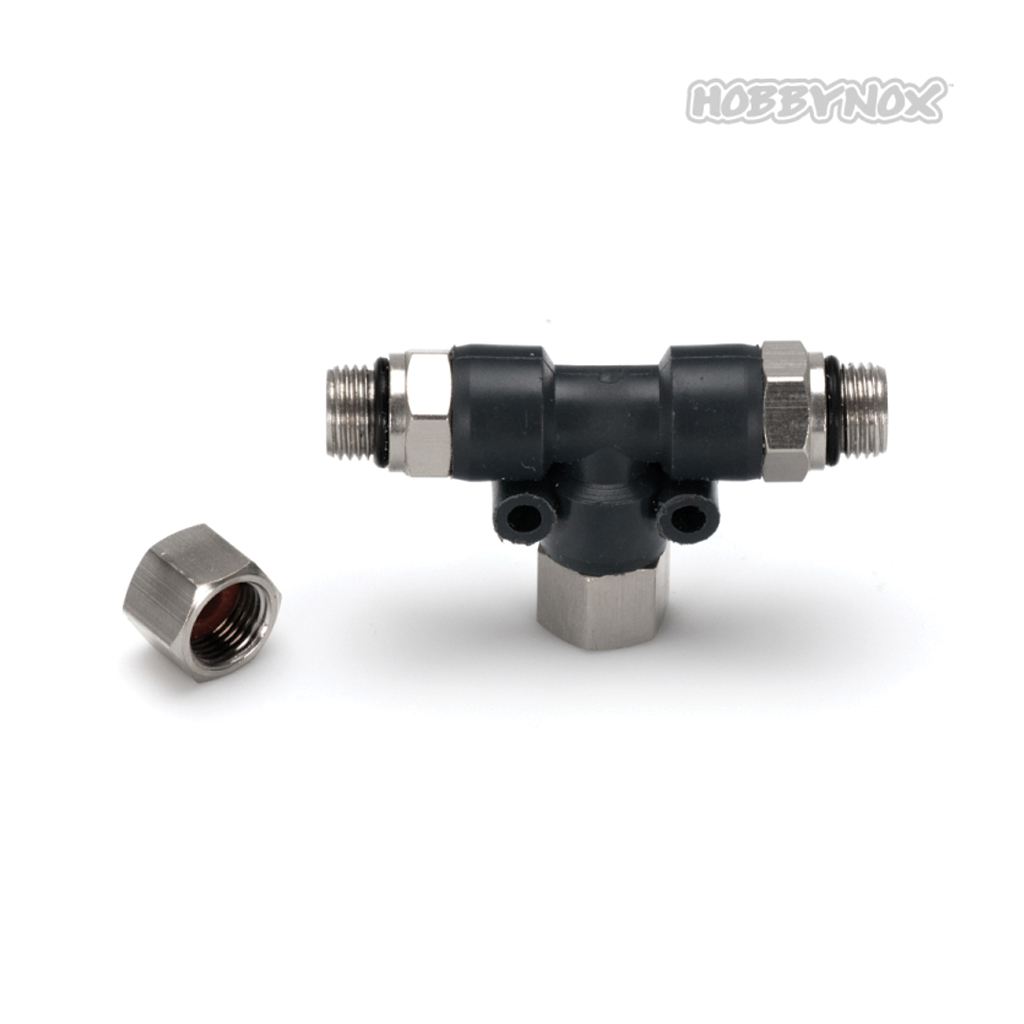 Hobbynox Airbrush T Coupler G1:8 - 1 Female Block Nit (HN014-00)