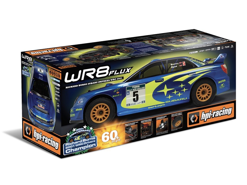 HPI Racing WR8 Flux 2001 WRC Subaru Impreza (HP160943)