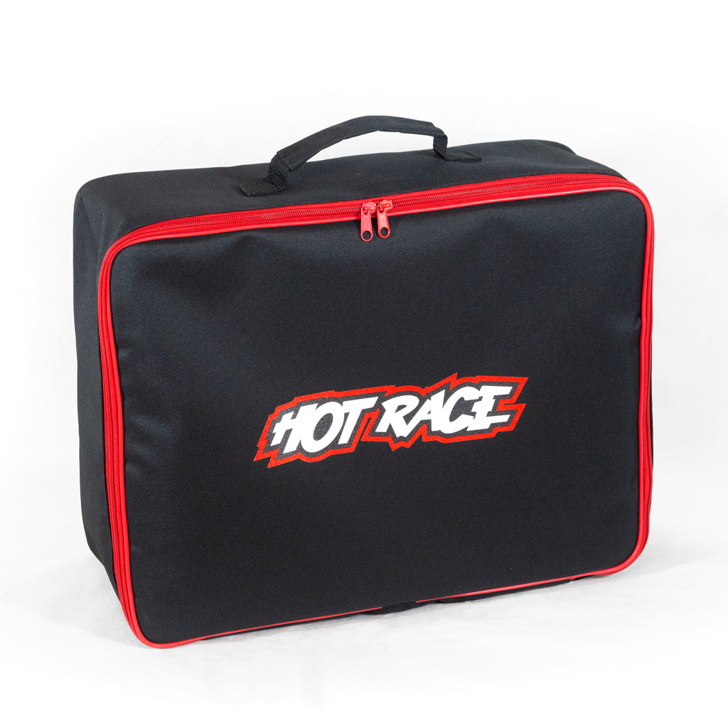 Hot Race Storage &amp; Tyre Bag Black With Red Zip (HR009-0035)