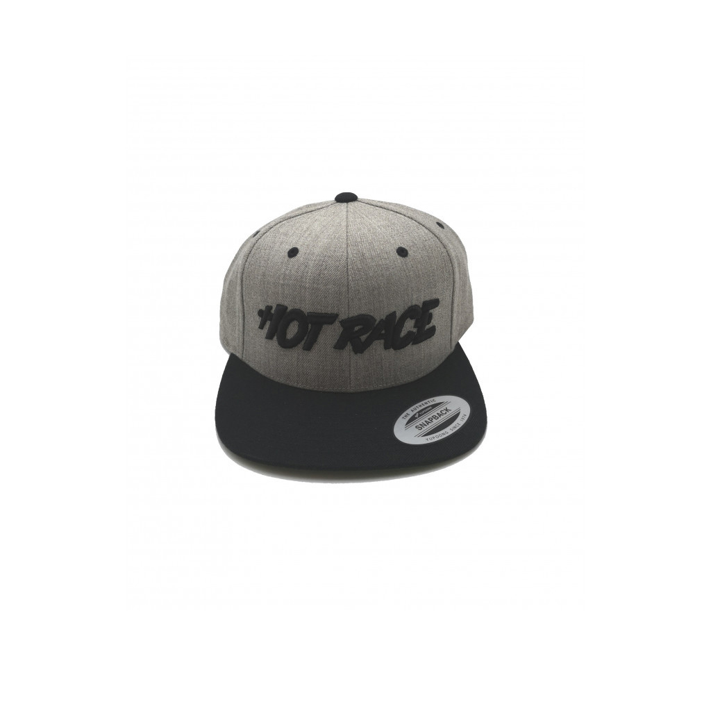 Hot Race Cap Us Style Flat Gray/Blk (HR010-0201)