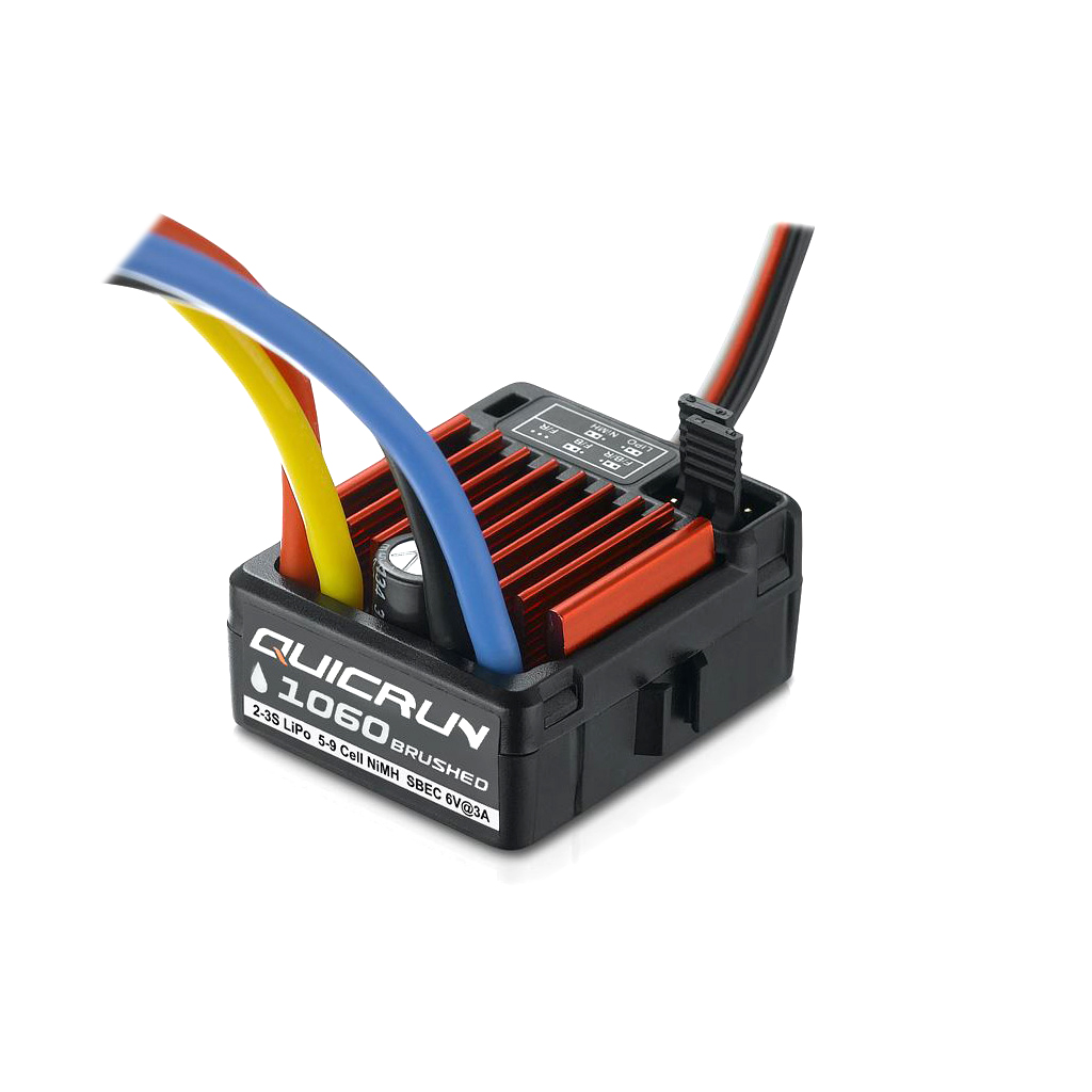 Hobbywing QUICRUN - WP1060 - Brushed - Sbec-T Plug (HW30120060028)