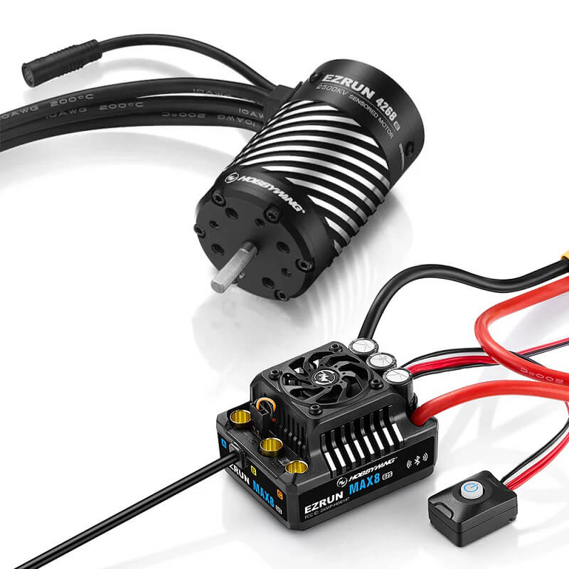 Hobbywing Combo EZRUN Max8 G2S ESC, 4268SD-2250KV G2R Motor (HW38010606)
