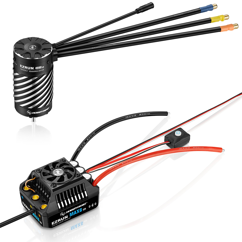 Hobbywing EZRUN Combo MAX6 G2 - 4990SD 1650KV G2    (HW38010803)