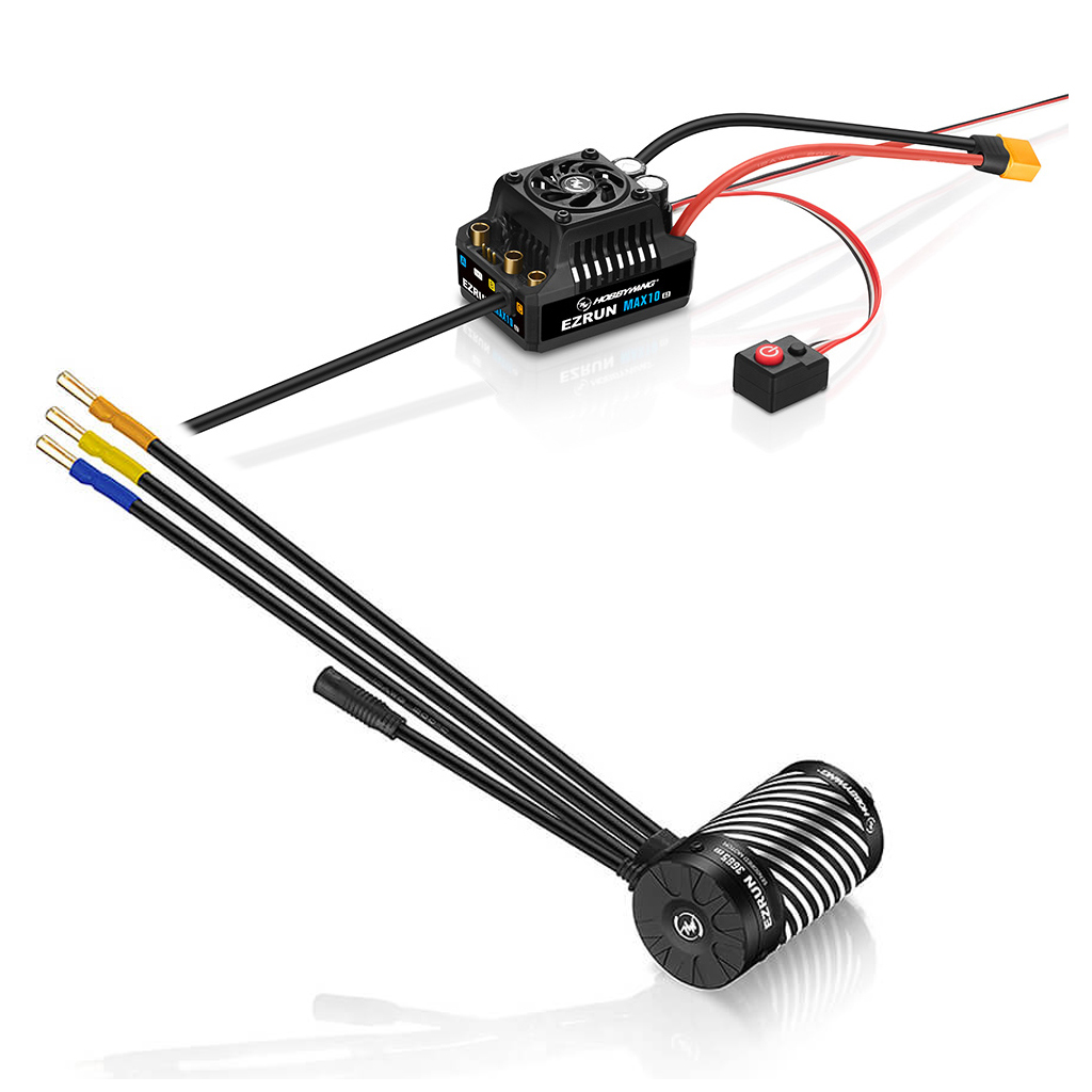 Hobbywing EZRUN Combo - Max10 G2 140A &amp; 3665SD 4000KV G3 (HW38020345)