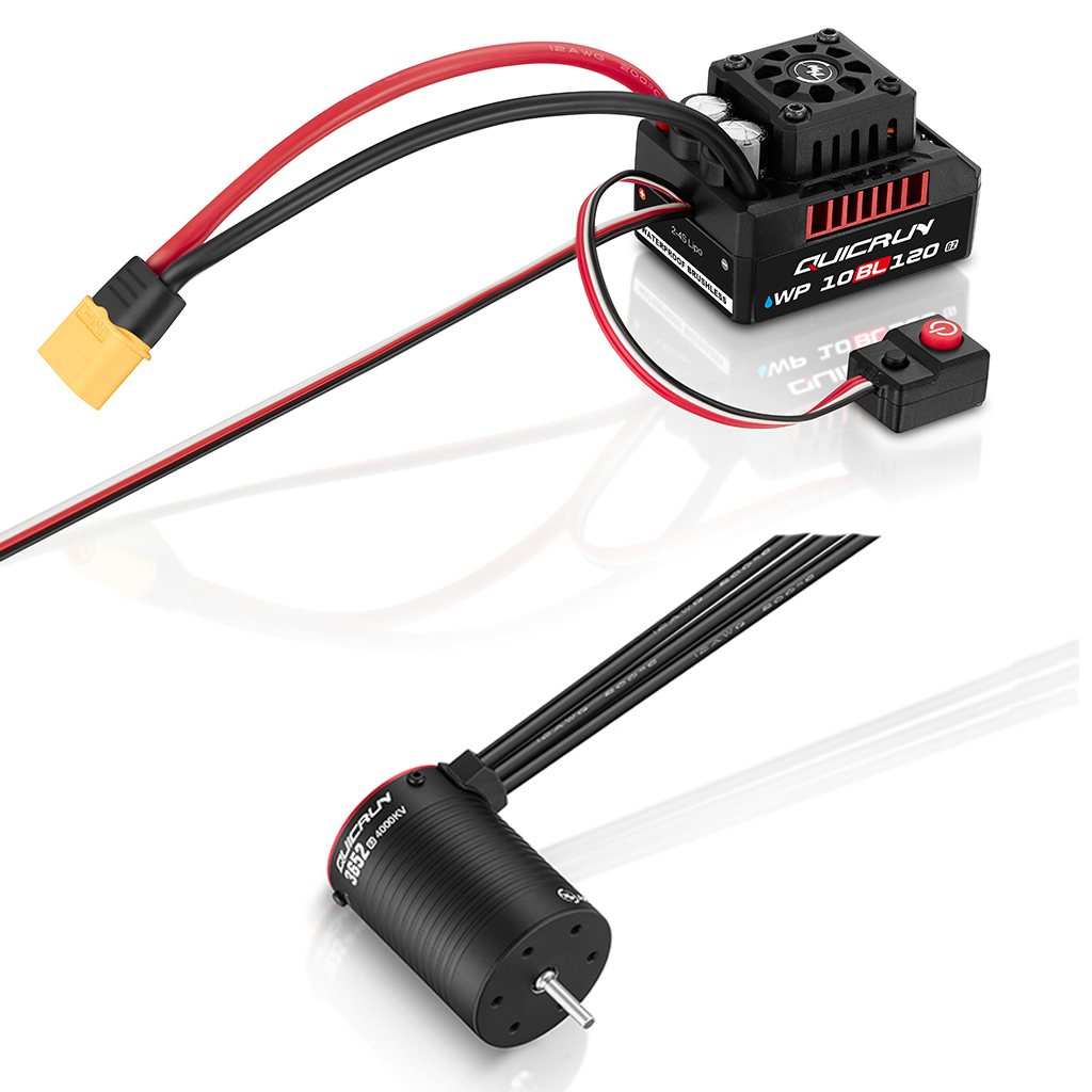 Hobbywing QUICRUN Combo QR10BL120 G2 &amp; 3652SL 3250KV G2 (HW38030207)