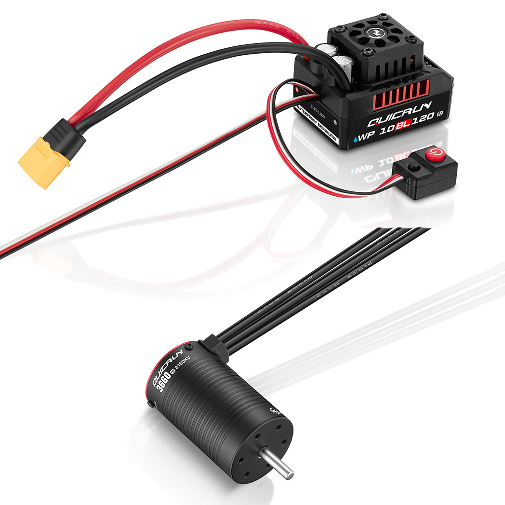Hobbywing QUICRUN Combo QR10BL120 G2 &amp; 3660SL 3700KV G2 (HW38030211)