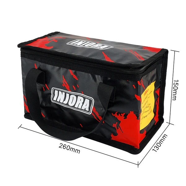 INJORA LiPo Battery Safe Bag Storage Pouch (260*130*150mm) (INA-122)