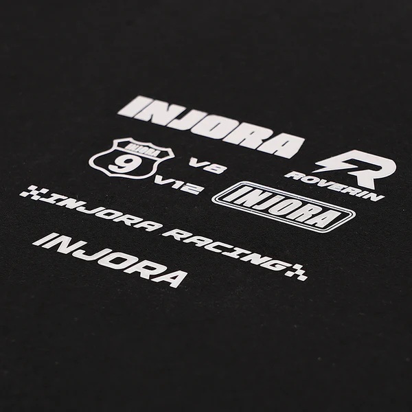 INJORA 4pcs Silver &amp; Gold Foil Stickers for 1/18 1/24 RC Crawlers (INA-130)