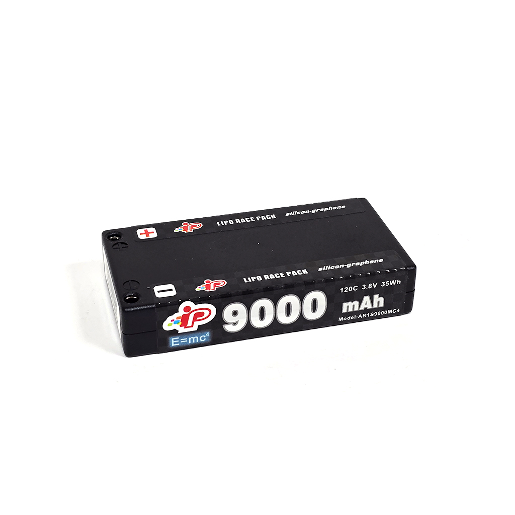 Intellect LiPo LiHV 9000mAh 1S 18.5mm 3.8v  (IPAR1S9000MC4)