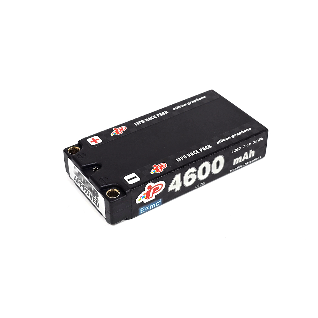 Intellect LiPo LiHV 4600mAh 2S 18.5mm Shorty 7.6v (IPBL2S4600MC4)
