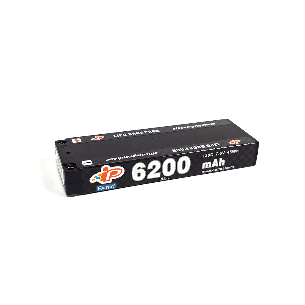 Intellect LiPo LiHV 6200mAh 2S 19.5mm Stick 7.6v (IPCM2S6200MC4)