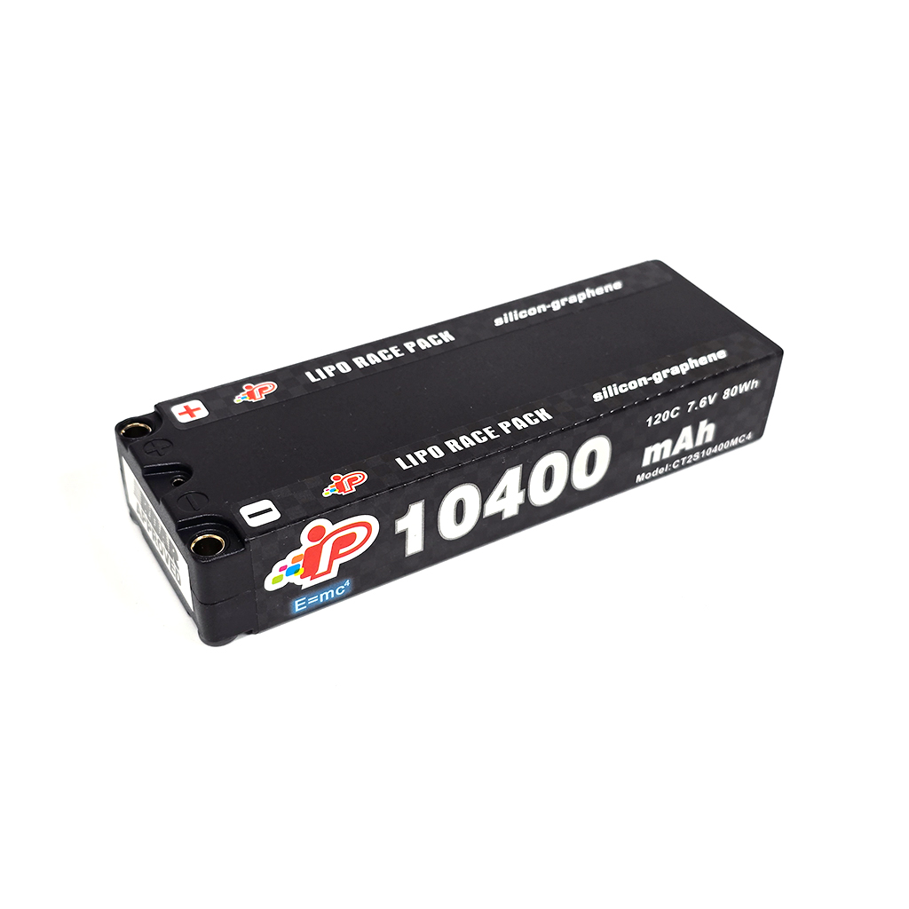 Intellect LiPo LiHV 10400mAh 2S 25.1mm Stick 7.6v (IPCT2S10400MC4)